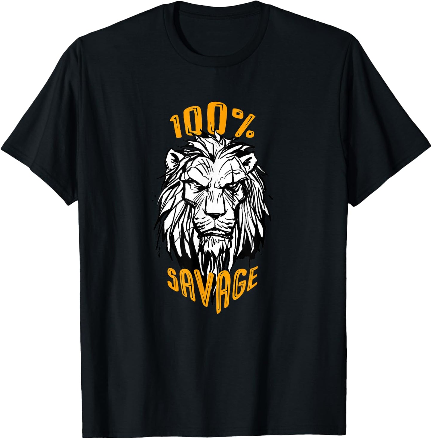 Disney The Lion King Scar 100% Savage Live Action T-Shirt - T-Shirt | Black