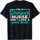 I'm A Dialysis Nurse And I Love A Good Thrill Medical T-Shirt - T-Shirt | Black