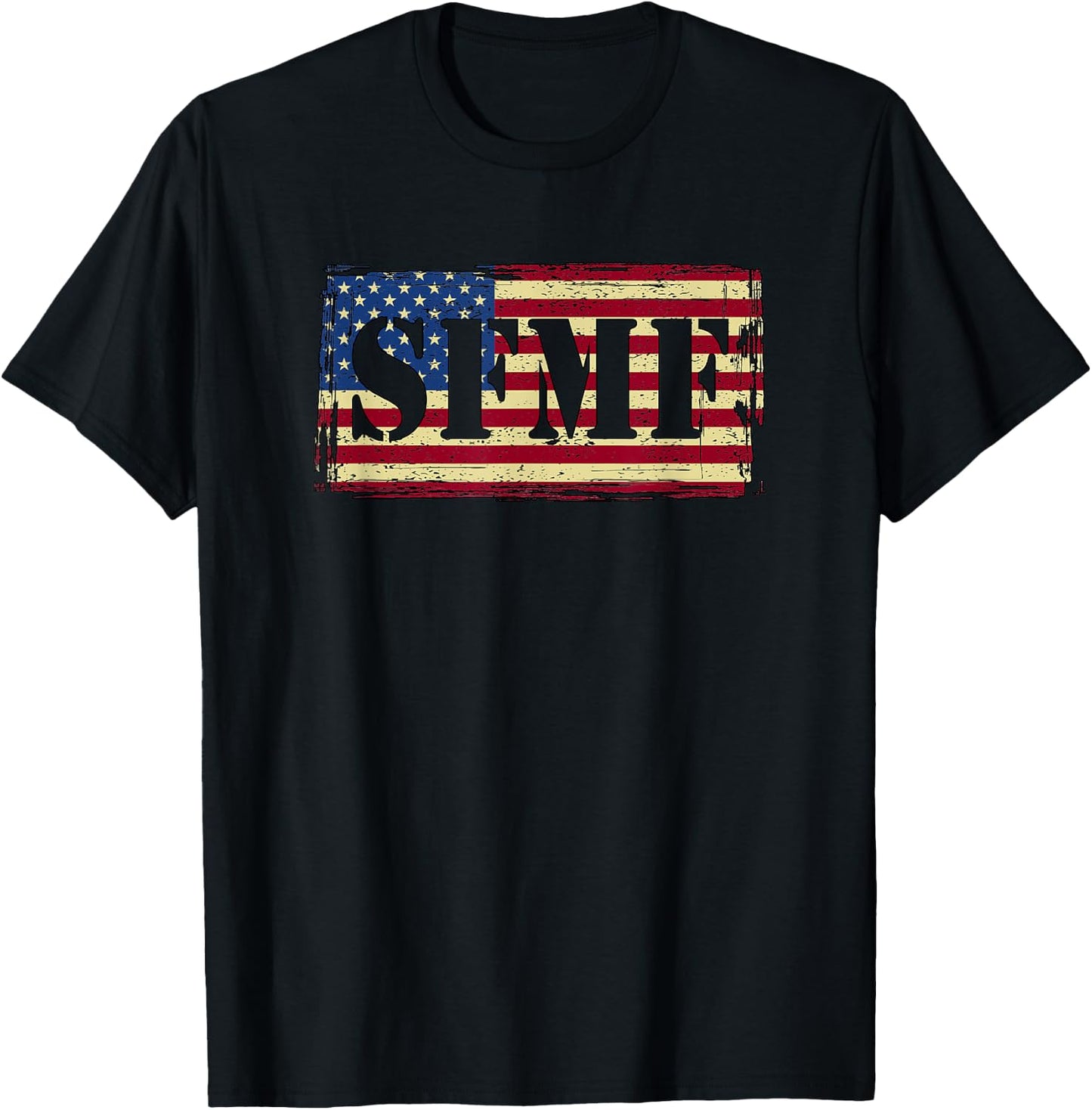 SFMF USA Flag Military Motto Weapon Guns America Women Men T-Shirt - T-Shirt | Black