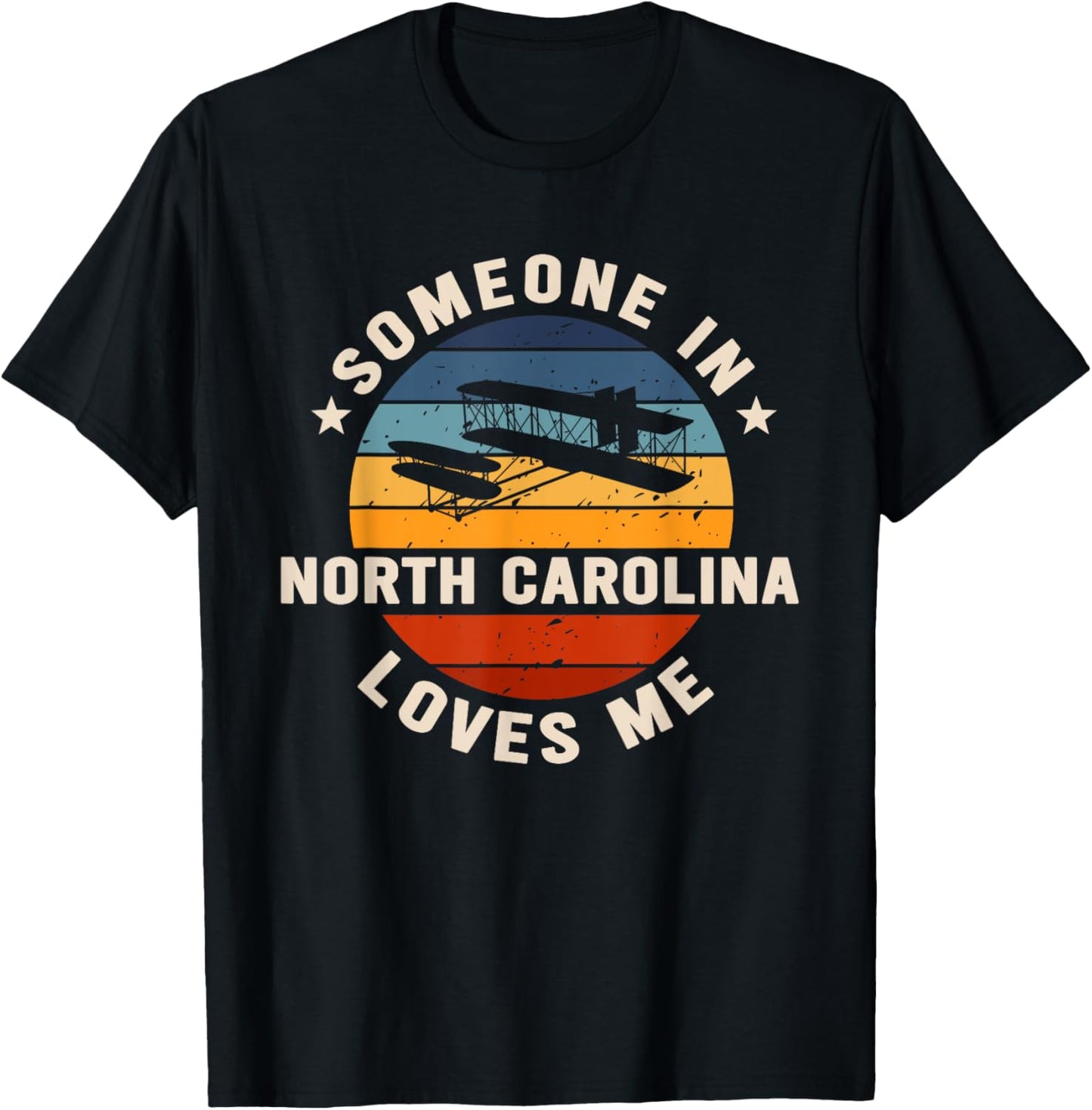 Someone In North Carolina Loves Me T-Shirt - T-Shirt | Black