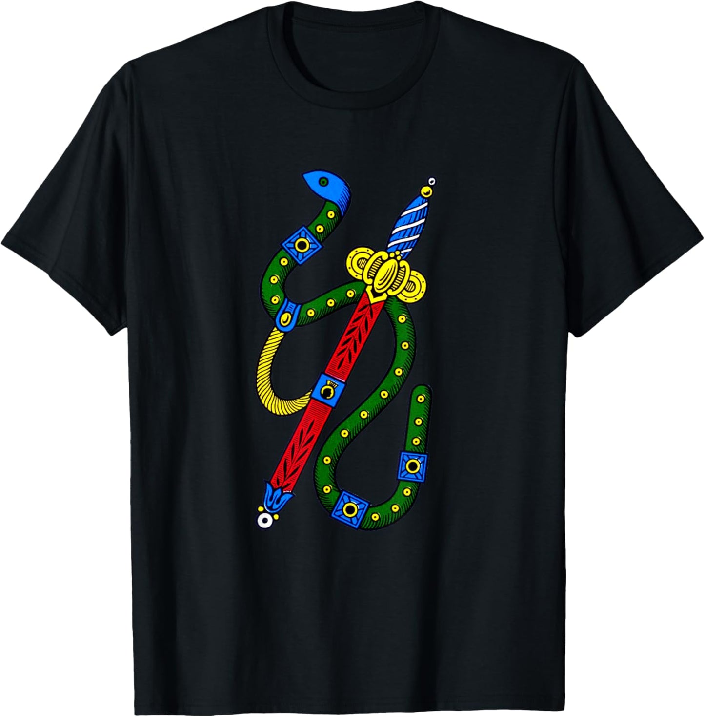 Ace of Swords [Carte Neapolitane] The Italian playing cards T-Shirt - T-Shirt | Black