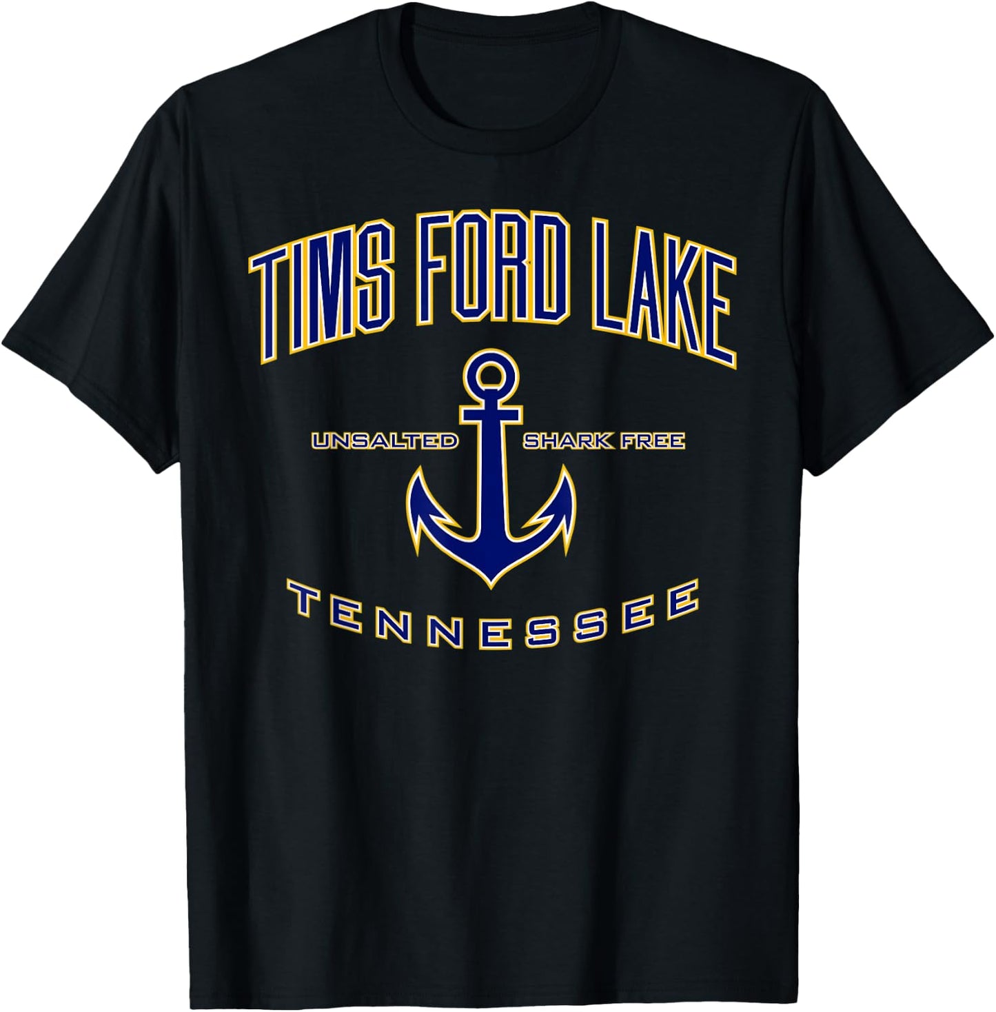 Tims Ford Lake Shirt , Men, Girls & Boys T-Shirt - T-Shirt | Black