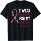 I Wear Burgundy For My Mother in Law Multiple Myeloma Cancer T-Shirt - T-Shirt | Black