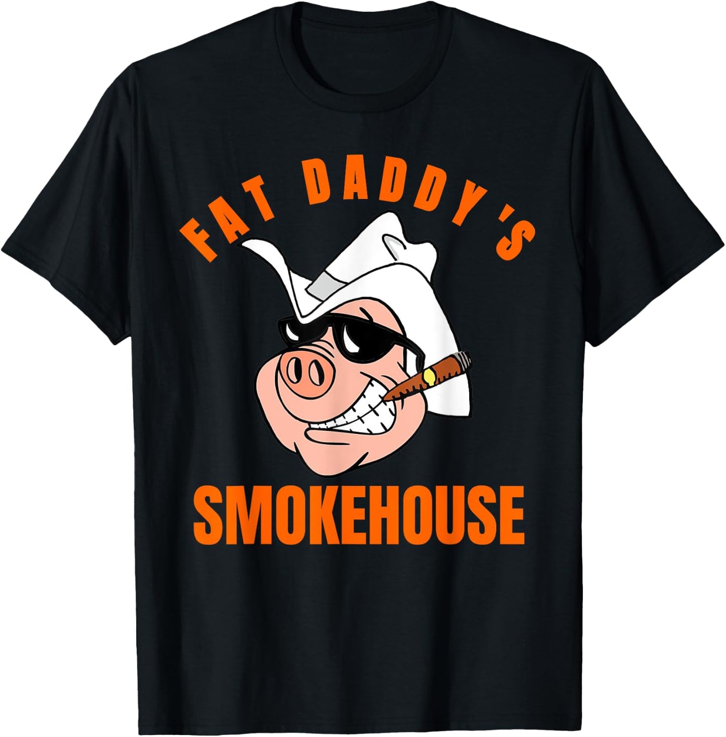 Fat Daddy's Smokehouse BBQ restaurant Souvenir T-Shirt - T-Shirt | Black