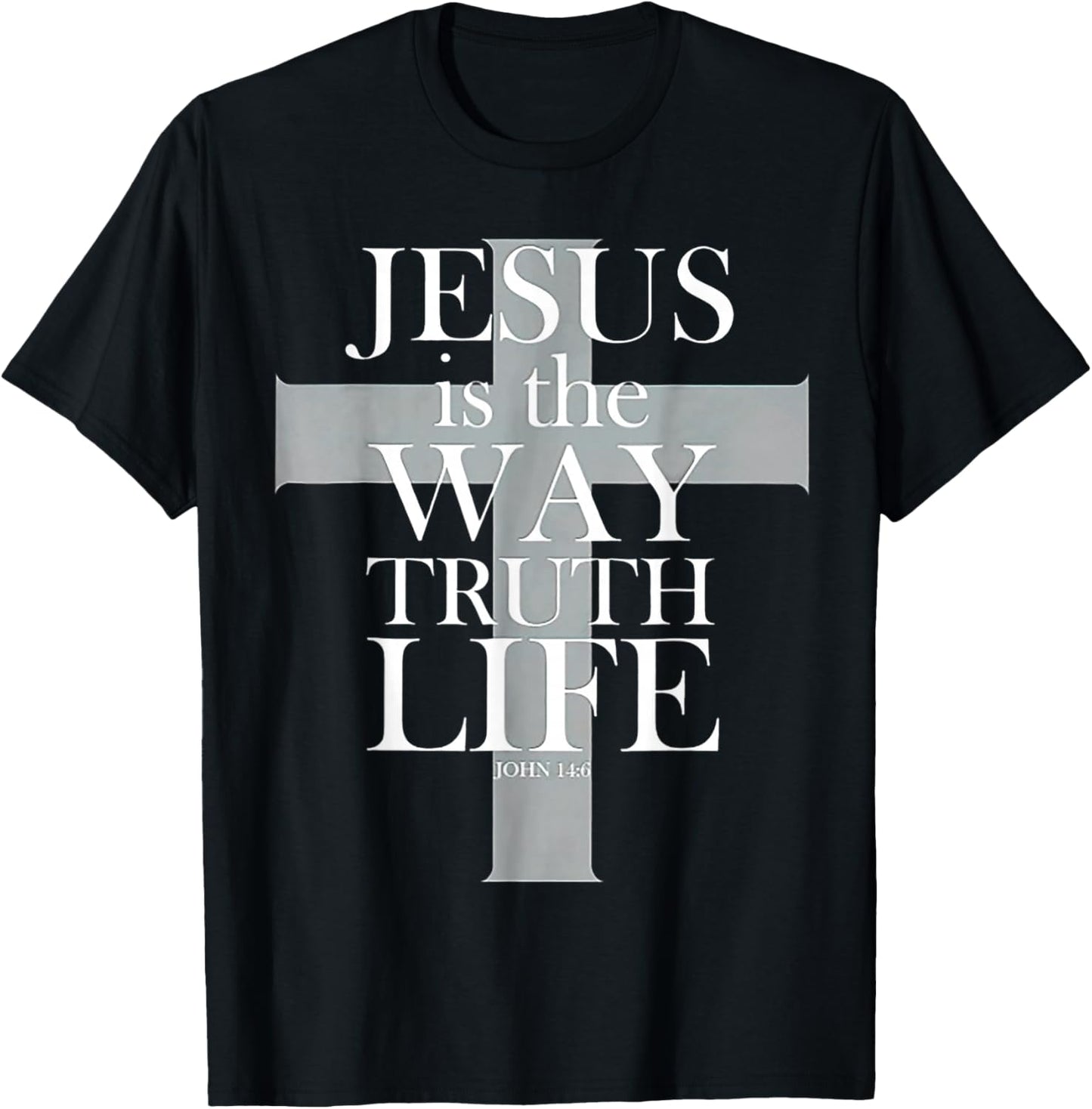 Jesus ist der Weg, Wahrheit, Leben T-Shirt - T-Shirt | Black