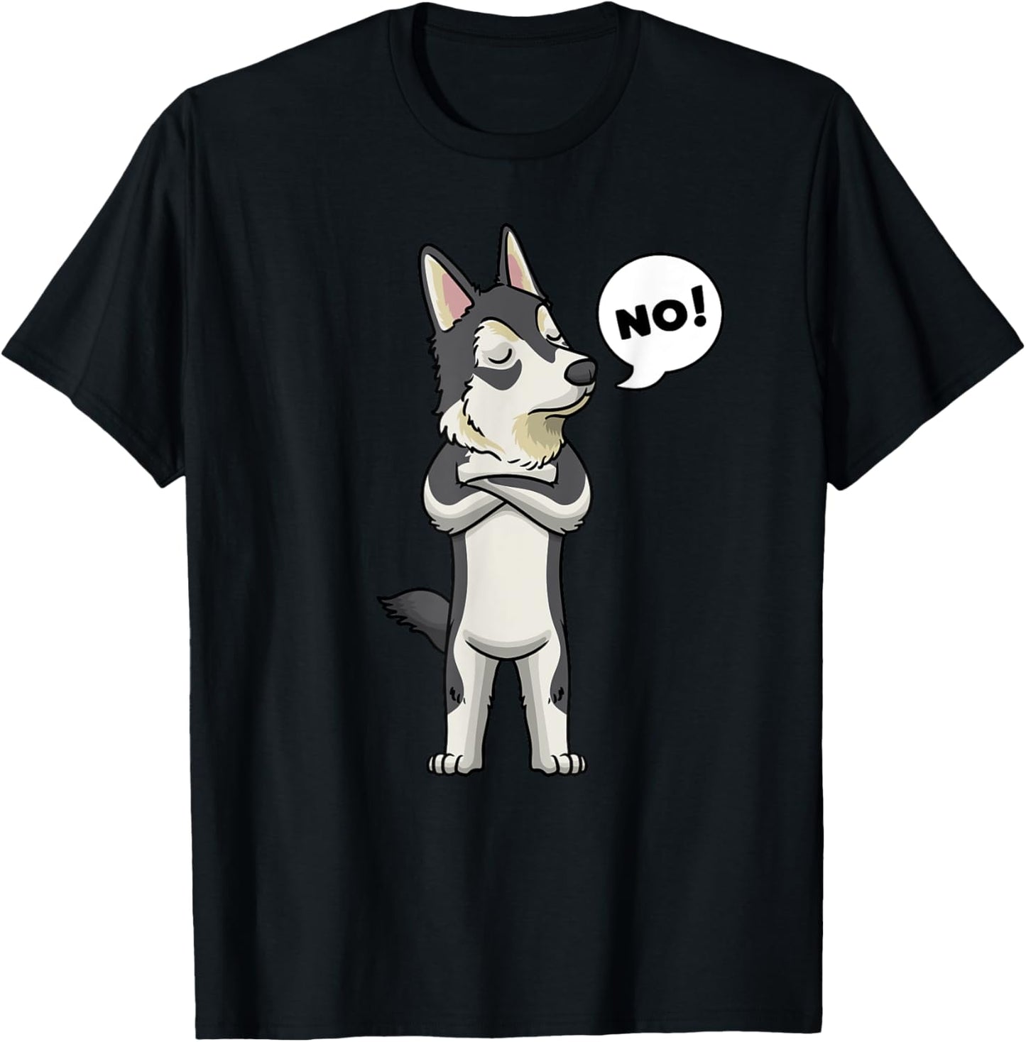 Stubborn Gerberian Shepsky Dog Men Women Girls Kids T-Shirt - T-Shirt | Black