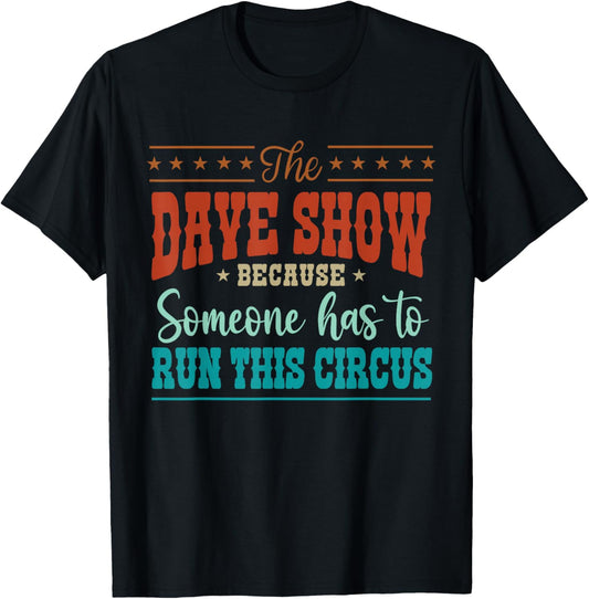 Retro Name Dave T-Shirt - T-Shirt | Black