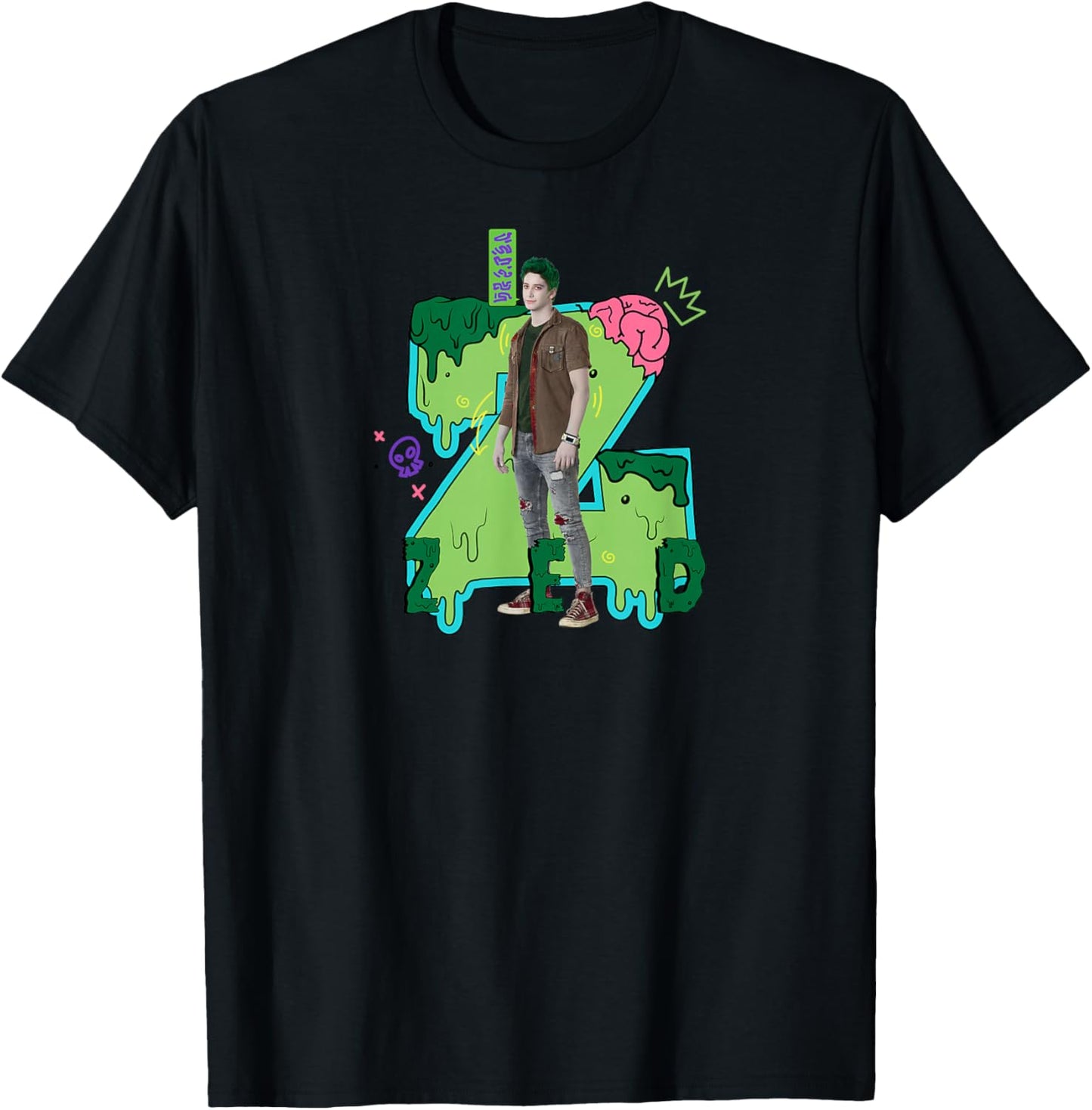 Zombies 2 - Zed Slime Z T-Shirt - T-Shirt | Black