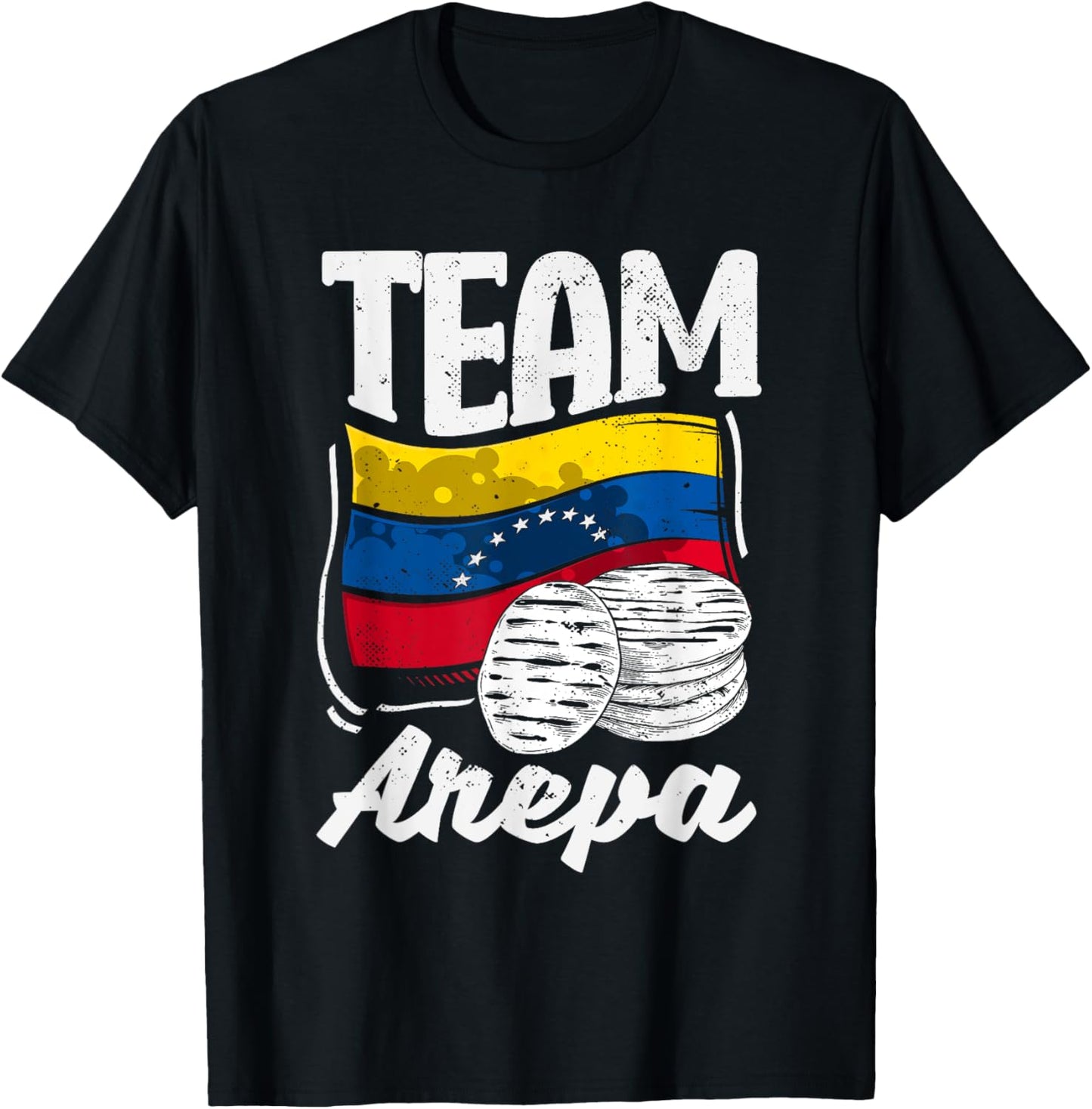 Arepa Gifts Women Colombia Venezuela Arepas Quote Funny Colombian Venezuelan Food T-Shirt - T-Shirt | Black