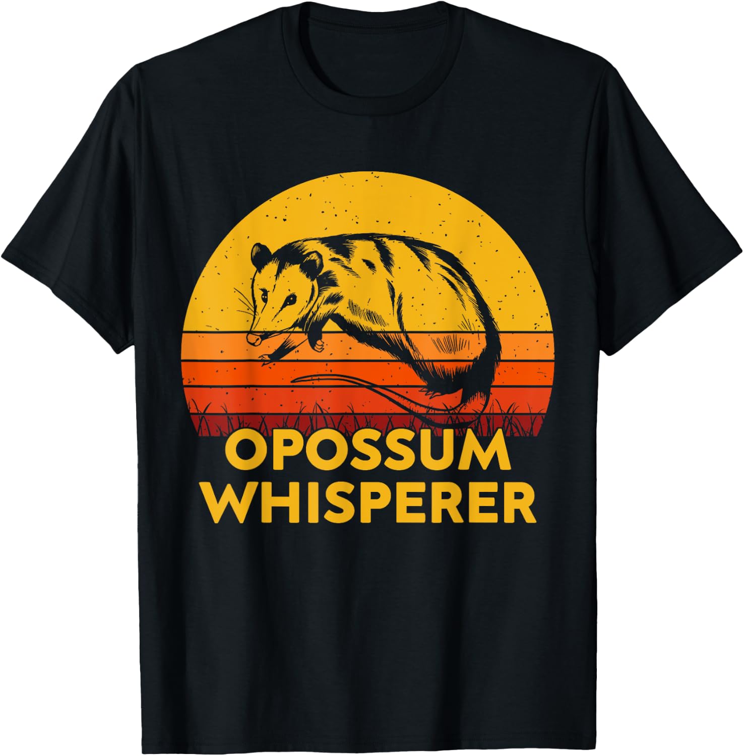 Opossum Whisperer T-Shirt - T-Shirt | Black
