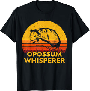Opossum Whisperer T-Shirt - T-Shirt | Black