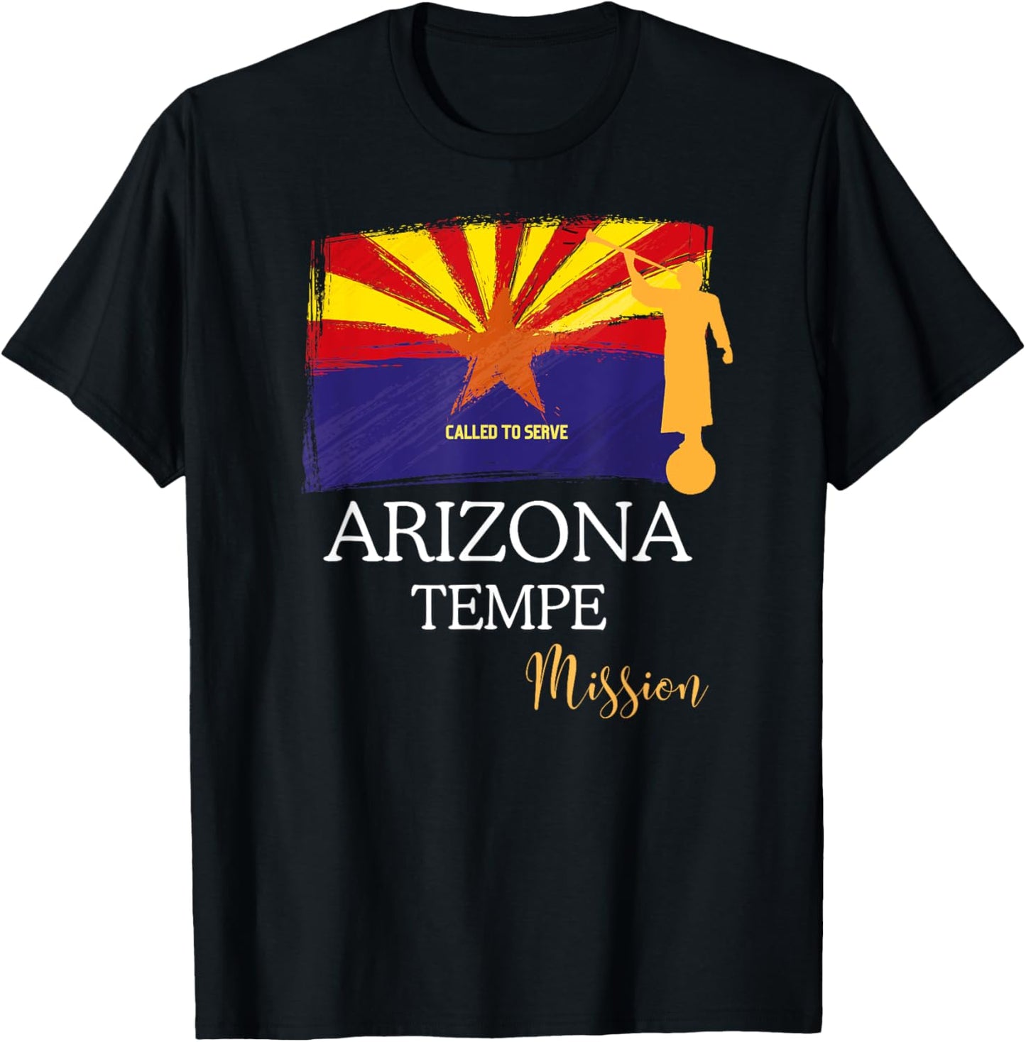 Arizona Tempe Mormon LDS Mission Missionary T-Shirt - T-Shirt | Black