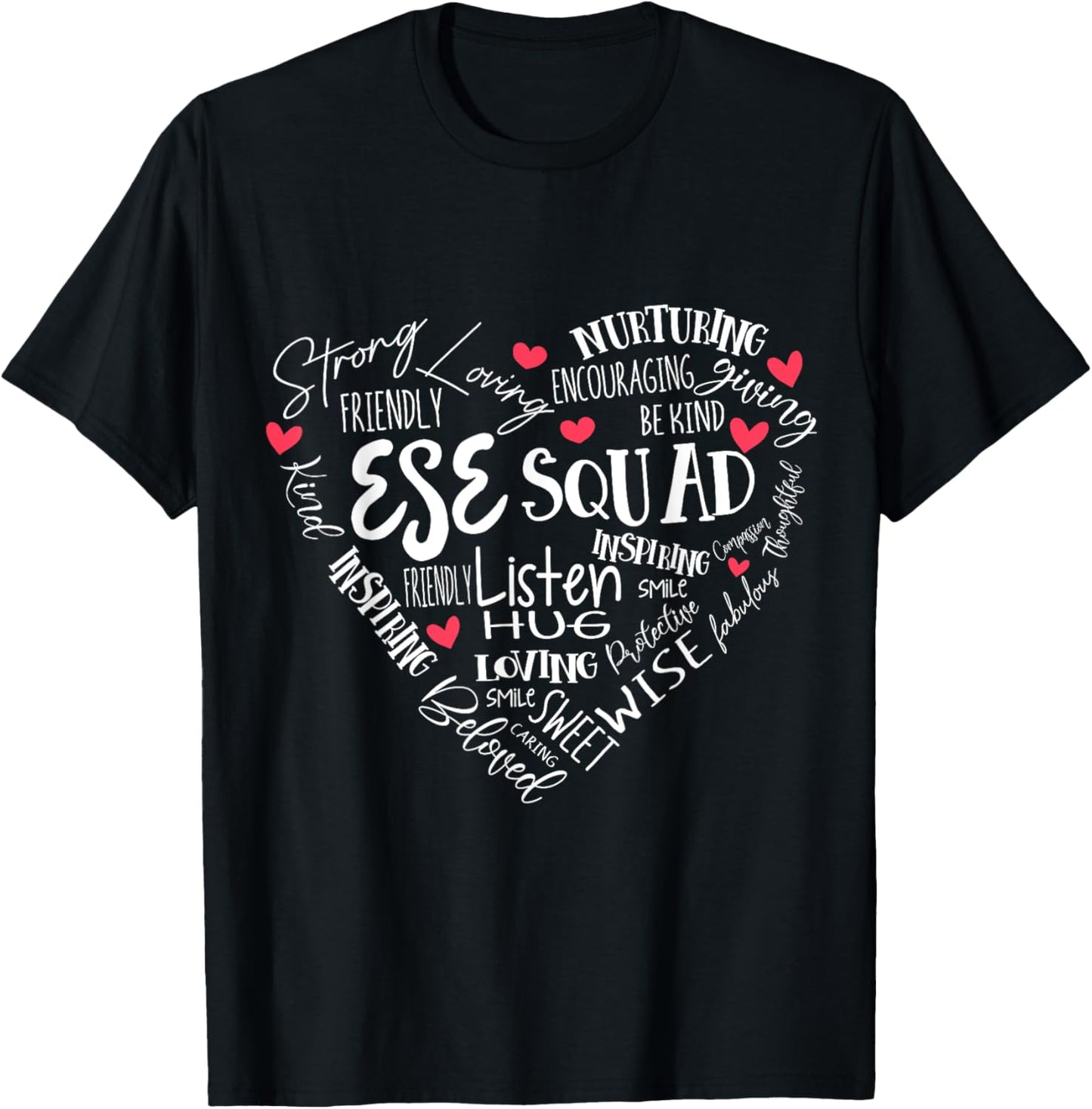 ESE Squad First Last Day Team Exceptional Student Education T-Shirt - T-Shirt | Black