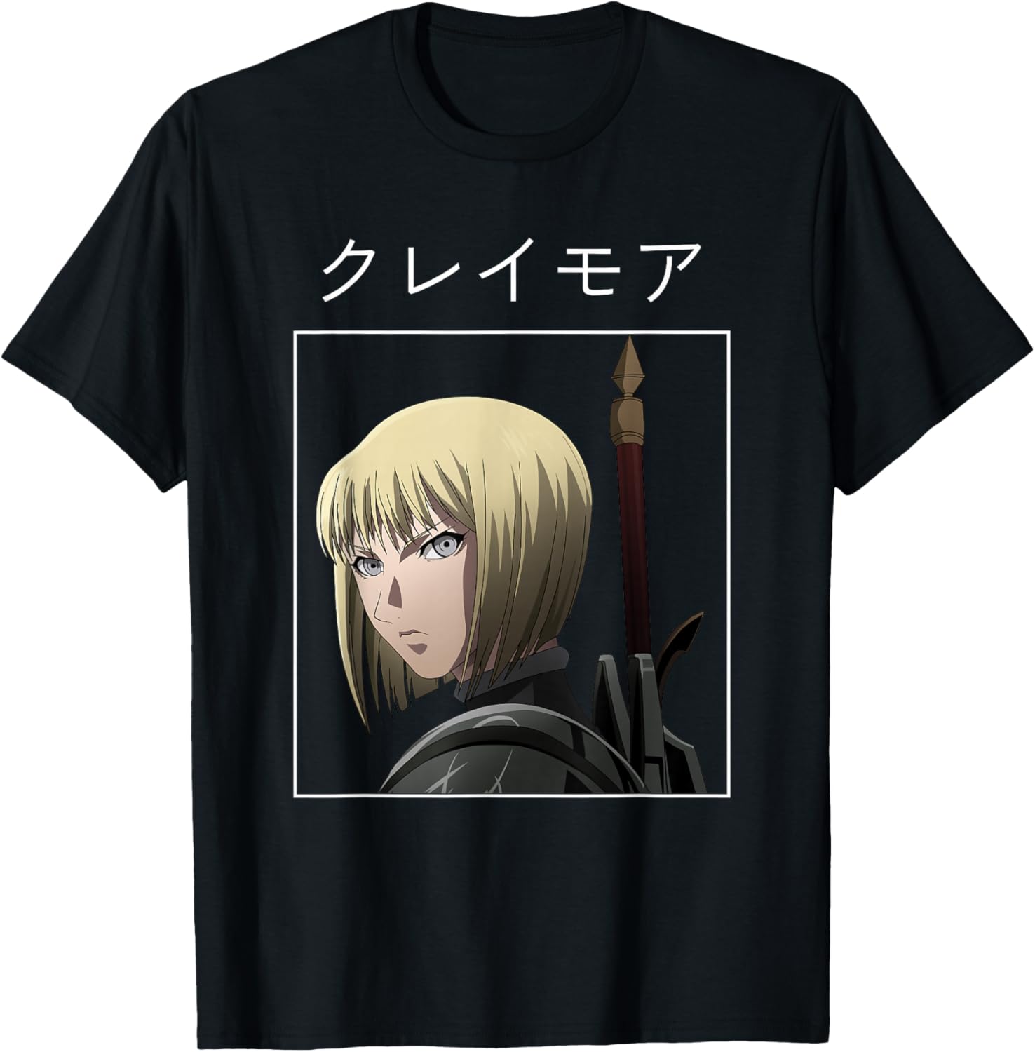 Teresa Faint Smile Clare Claymore Anime Manga Dark Fantasy T-Shirt - T-Shirt | Black