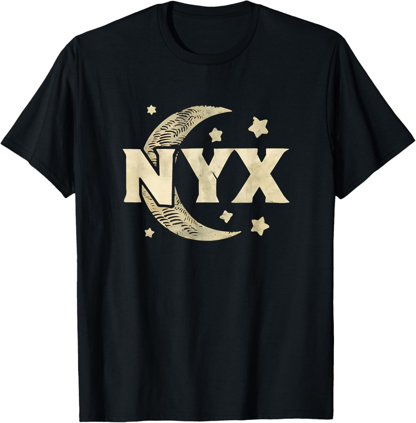 Nyx Ancient Greek Goddess of Night T-Shirt - T-Shirt | Black