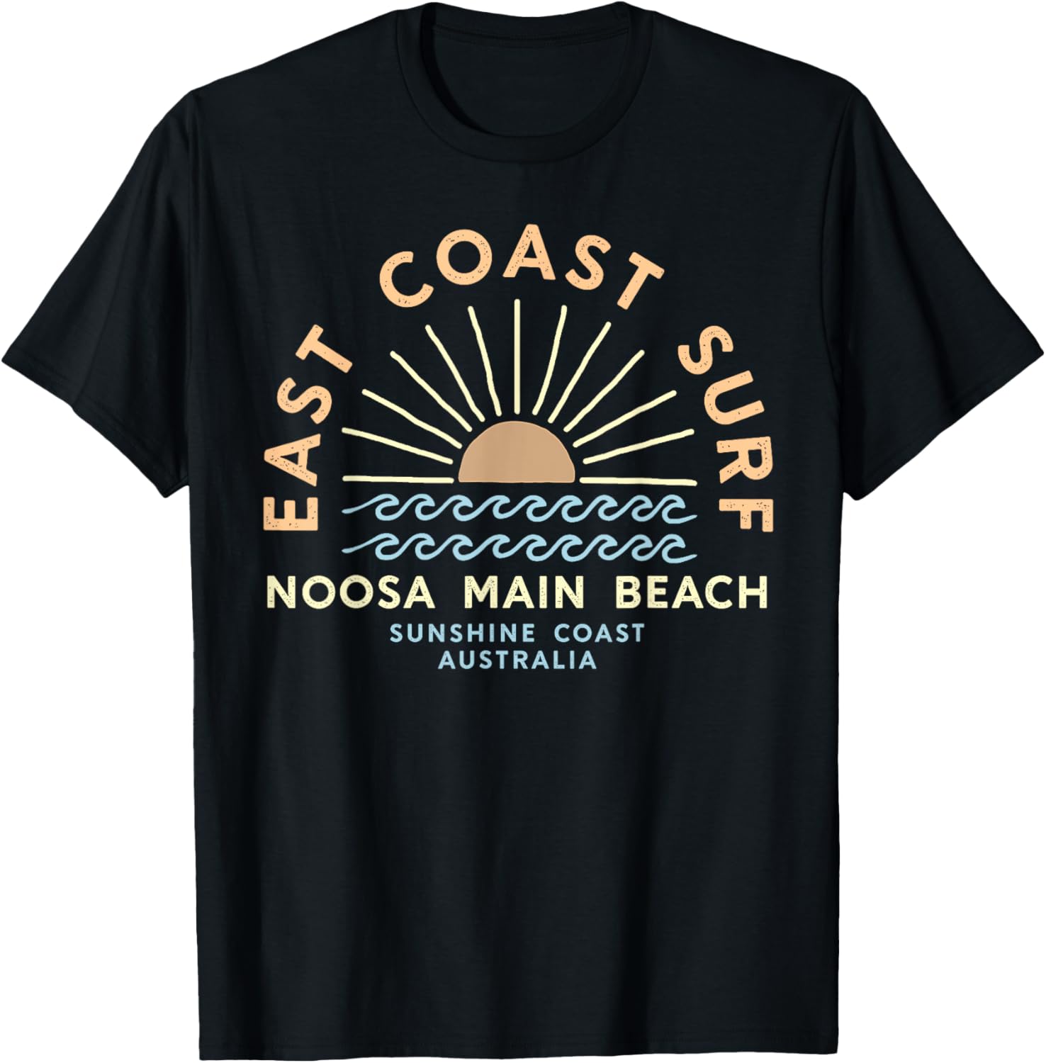Noosa Beach Australia Souvenir Women Kids T-Shirt - T-Shirt | Black