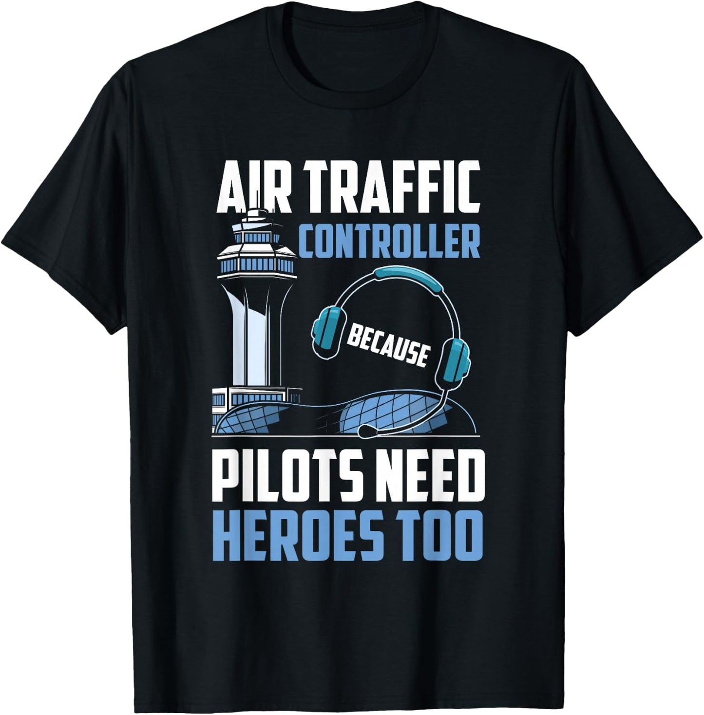 Air Traffic Controller Shirt Funny Air Traffic Controller T-Shirt - T-Shirt | Black