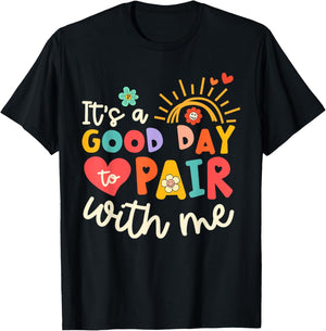 It's A Good Day To Pair With Me Applied Behavior Analyst T-Shirt - T-Shirt | Black