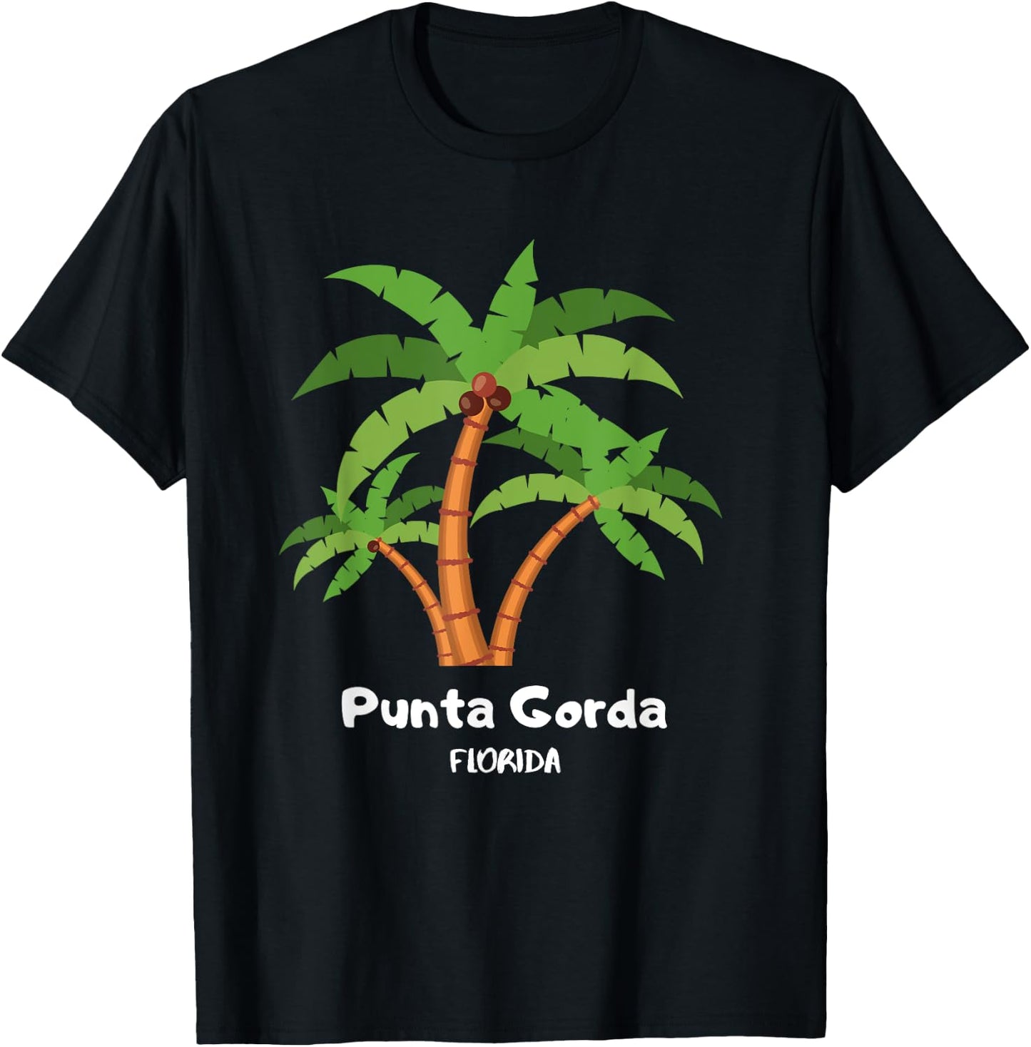 Punta Gorda Florida Shirts T-Shirt - T-Shirt | Black