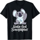 Sonography Ultrasound Tech Sonographer Funny Koala-Fied T-Shirt - T-Shirt | Black