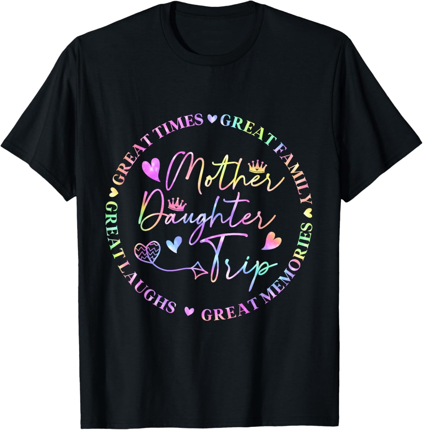 Mother Daughter Cruise Trip Funny Memories Mom Girl Vacation T-Shirt - T-Shirt | Black