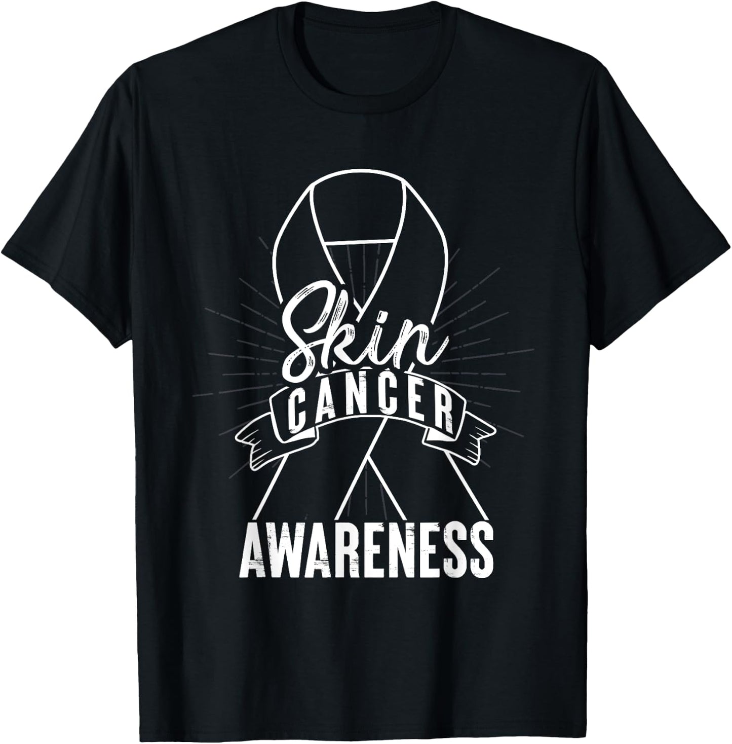 Skin Cancer Awareness T-Shirt - T-Shirt | Black