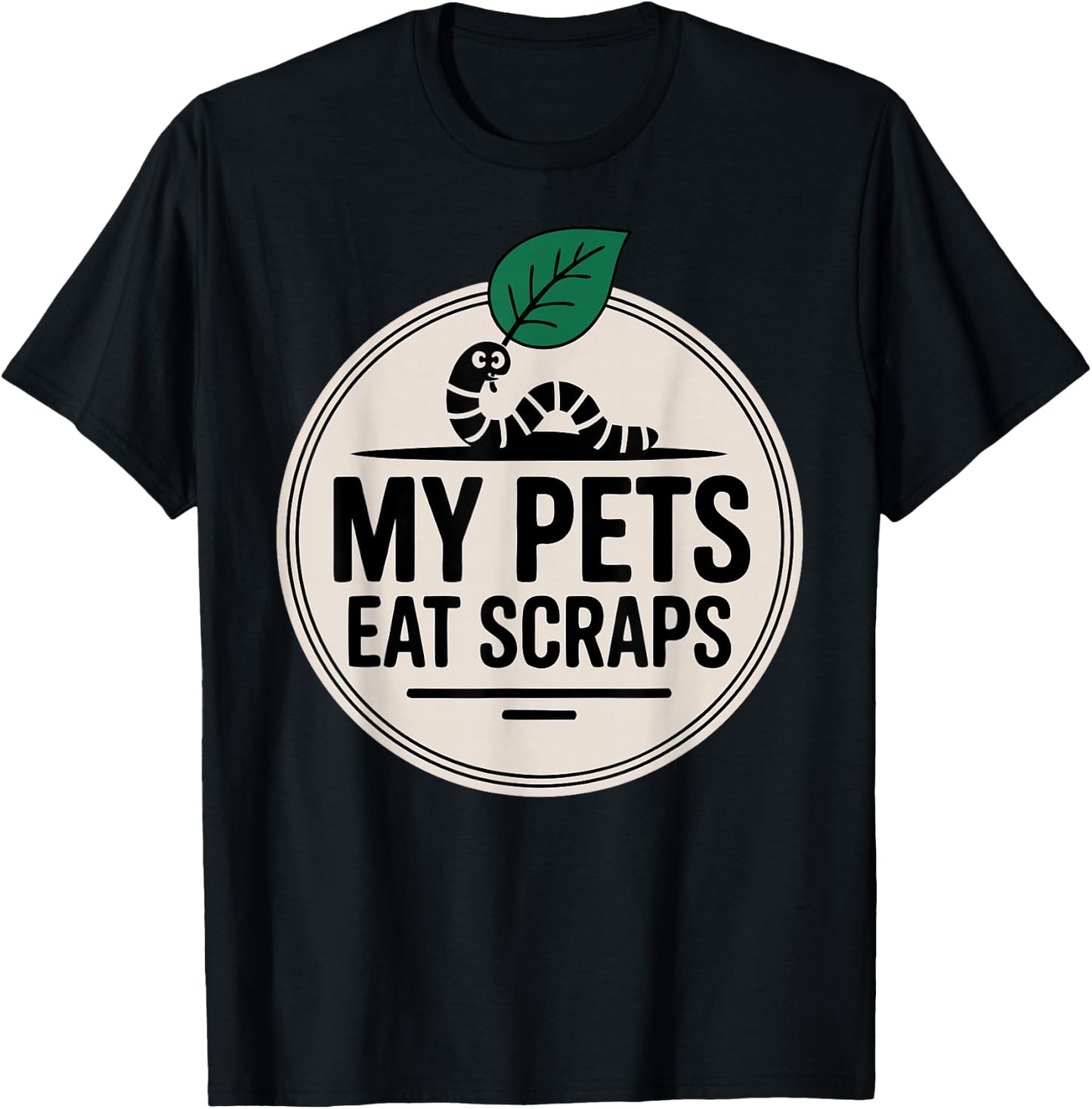 Funny Worm Composter Vermicomposting Earthworms T-Shirt - T-Shirt | Black