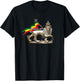 Moa Anbessa Haile Selassie Ze Negede Yehuda T-Shirt - T-Shirt | Black