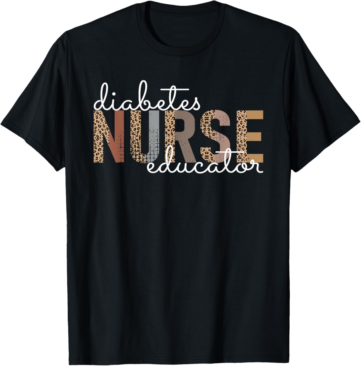 Diabetes Nurse Educator - Diabetes Nurse Educator Brand - -Adults - Black - Small - Short Sleeve T-Shirt - T-Shirt | Black