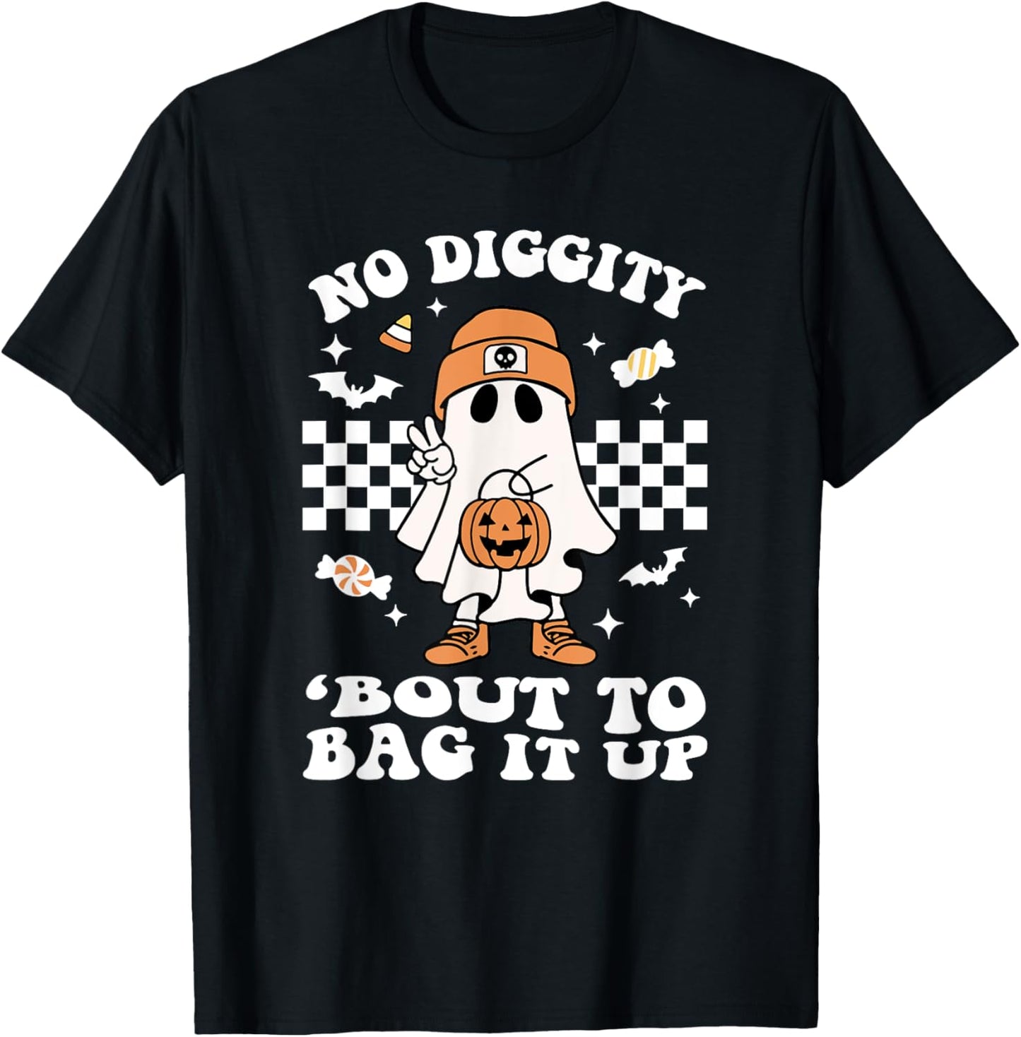 No Diggity 'Bout To Bag It Up T-Shirt - T-Shirt | Black