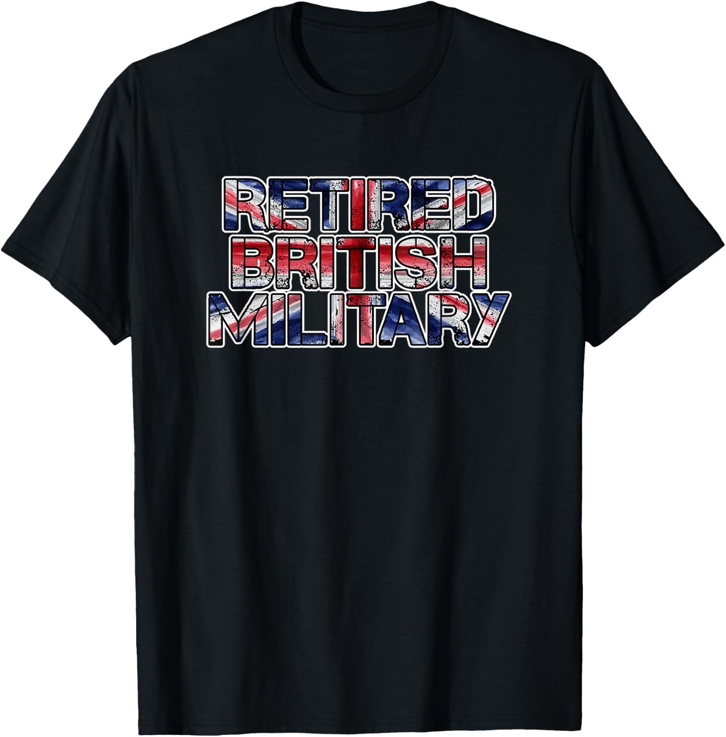 Retired British Military T-Shirt - T-Shirt | Black