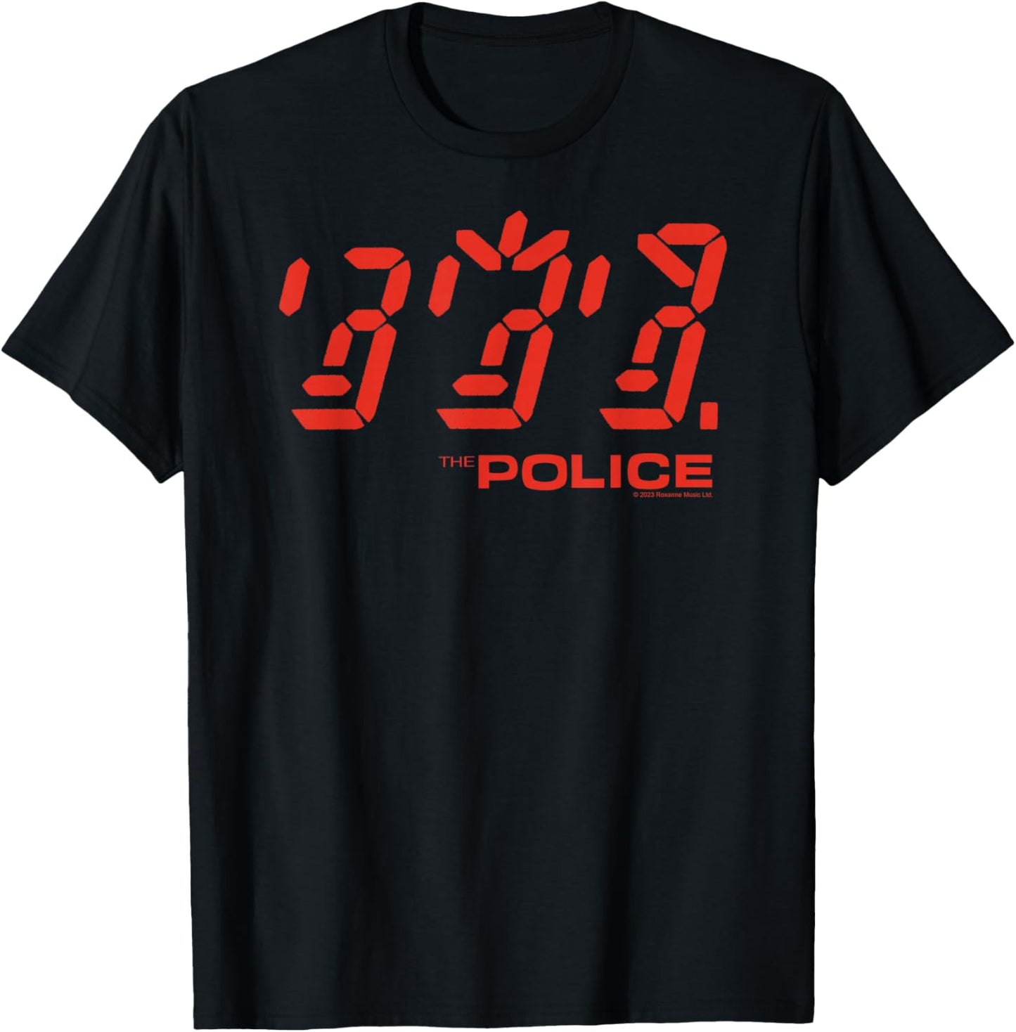 The Police Ghost Icon Rock Music Band T-Shirt - T-Shirt | Black