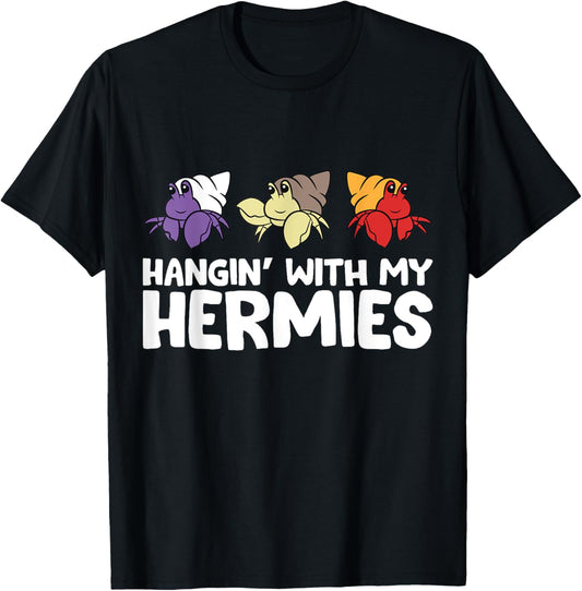 Funny Hermit Crabs Lover Gifts Hermit Crab Owner - Black, Small - Casual Humorous Pet - -Hermit Crab Lovers T-Shirt - T-Shirt | Black