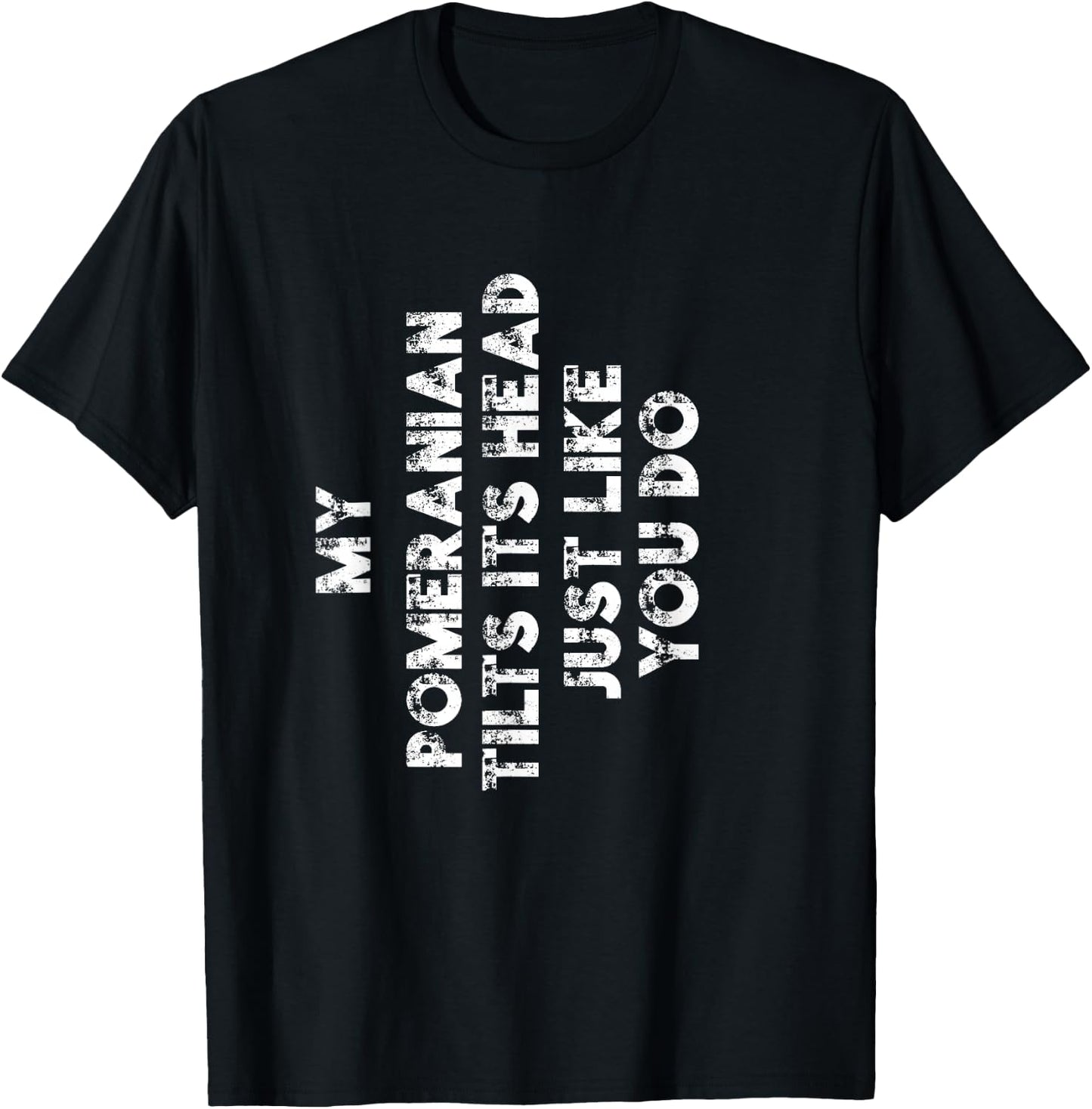Pomeranian Mom Dad Funny Dog Lover Gift Women Men Kids T-Shirt - T-Shirt | Black