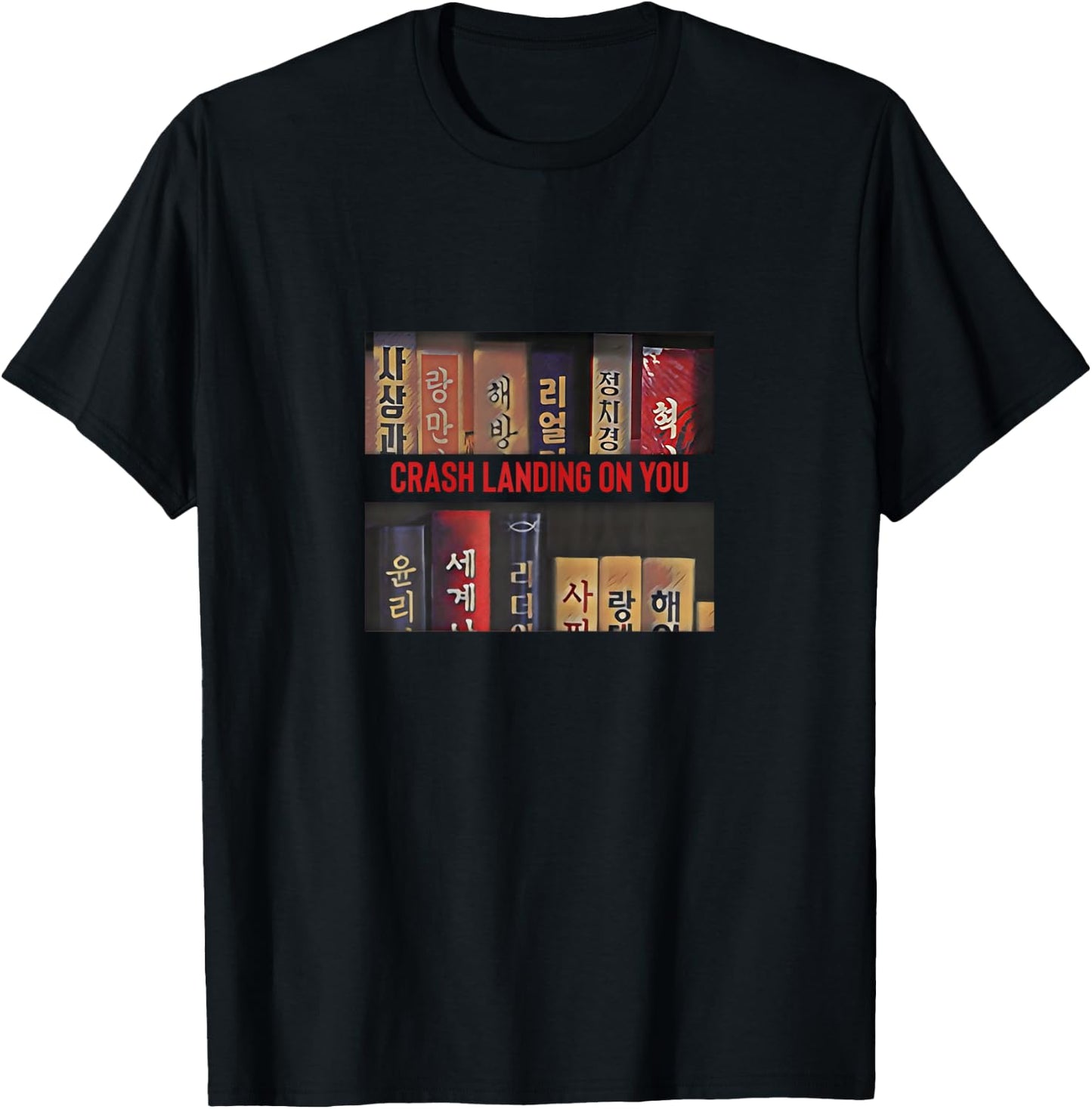Kdrama Crash Landing On You Fan Gift T-Shirt - T-Shirt | Black