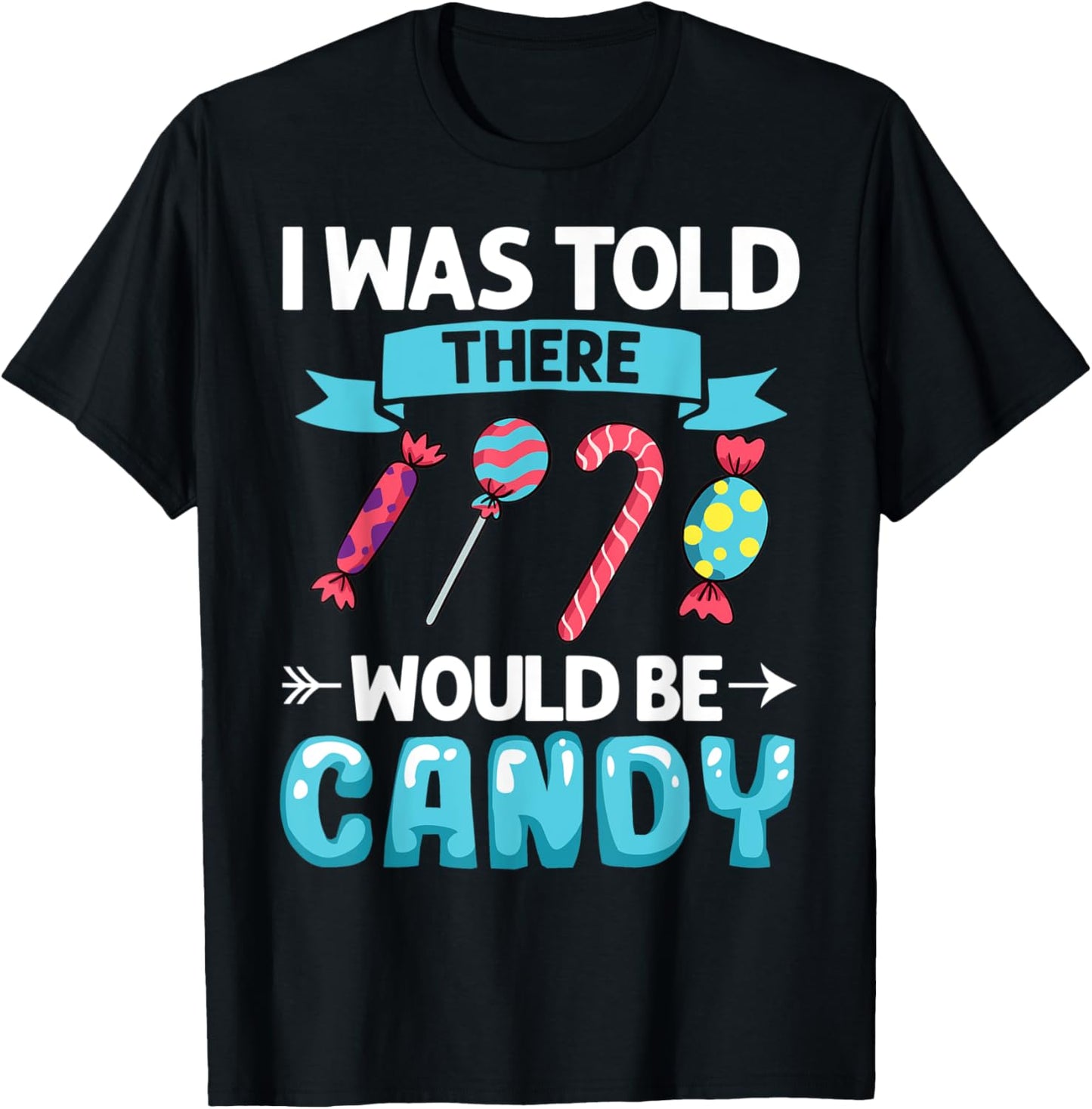 Candy Tester Sweets Halloween Lollipop T-Shirt - T-Shirt | Black