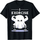 I Exorcise Ghost Pun Halloween Party Exorcist Gym Humor T-Shirt - T-Shirt | Black