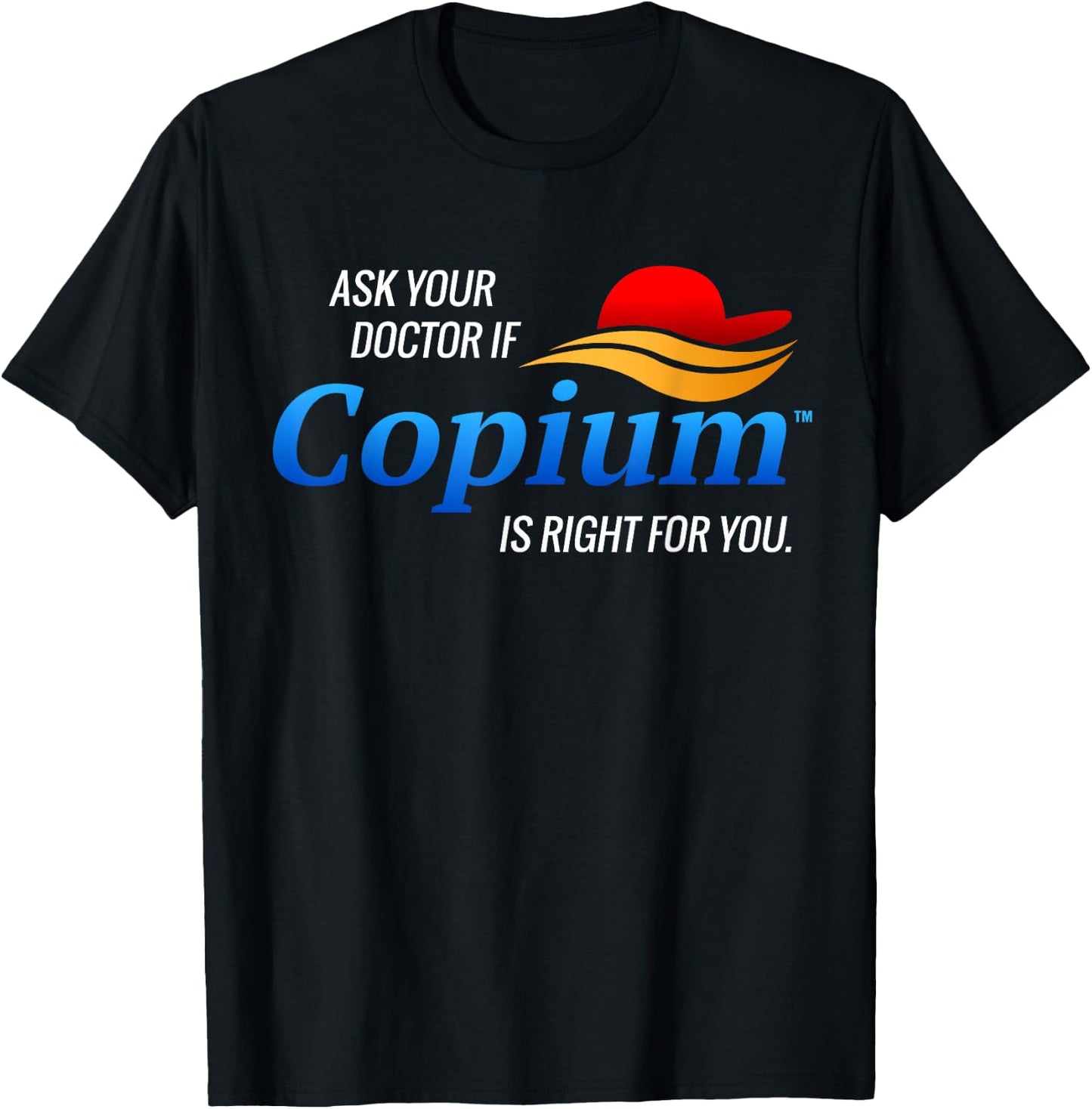 Copium - Funny Anti Trump Biden Election T-Shirt - T-Shirt | Black