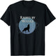 Raised by Wolves Moon Stars Wolf Howl T-Shirt - T-Shirt | Black