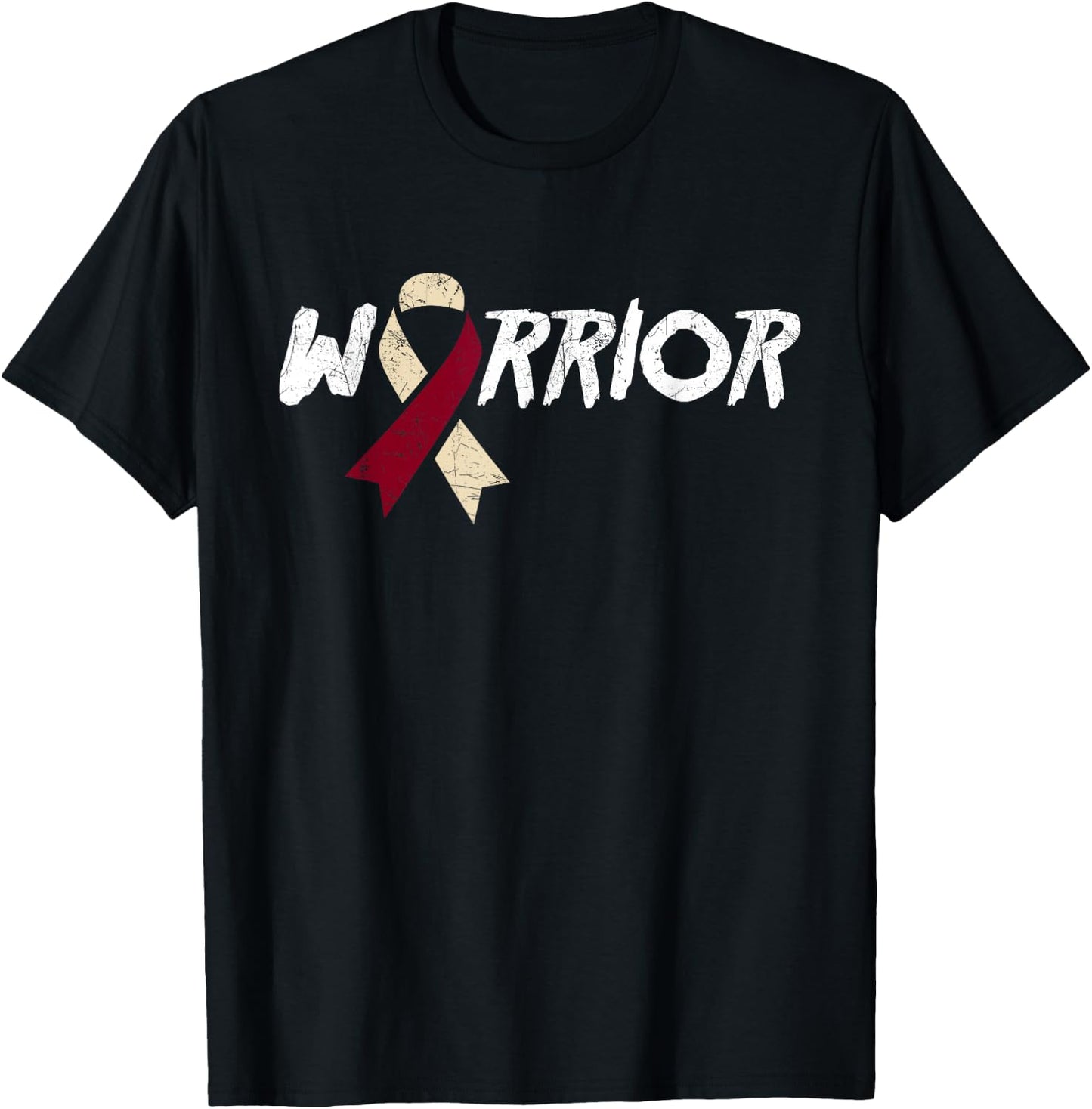 Throat Cancer Oral, Head & Neck Cancer Warrior Fighter T-Shirt - T-Shirt | Black