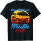 Aruba Trip 2025 Here We Come Beach Road Trip Summer Vacation T-Shirt - T-Shirt | Black