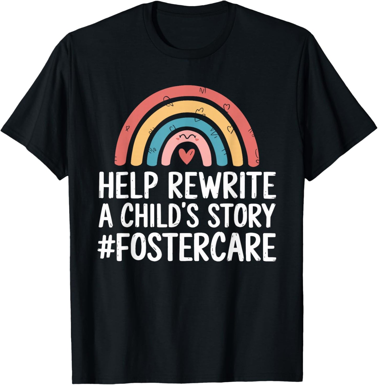 Foster Care Design for Foster Parents Foster Mom and Dad T-Shirt - T-Shirt | Black