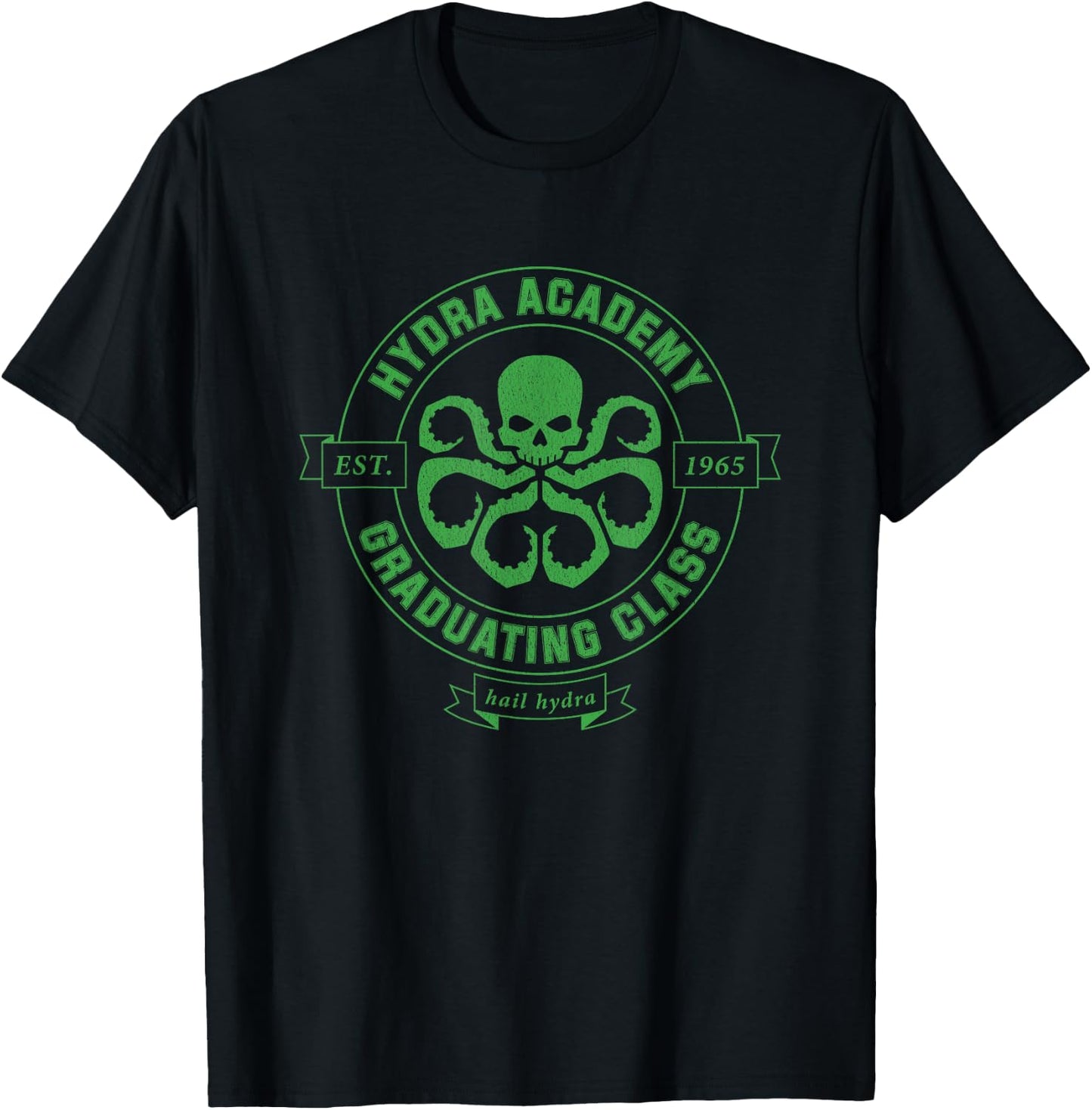 Marvel HYDRA Academy Graduation T-Shirt - T-Shirt | Black