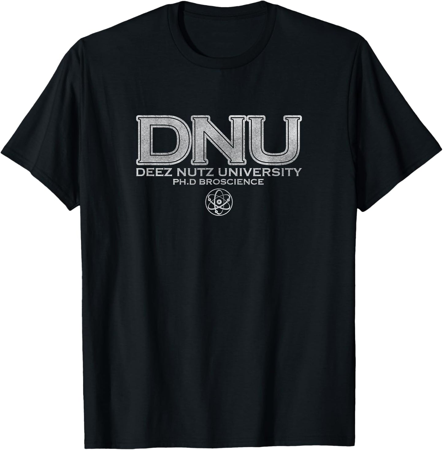 BroScience Deez Nutz University Ph.D Alumni T-Shirt - T-Shirt | Black