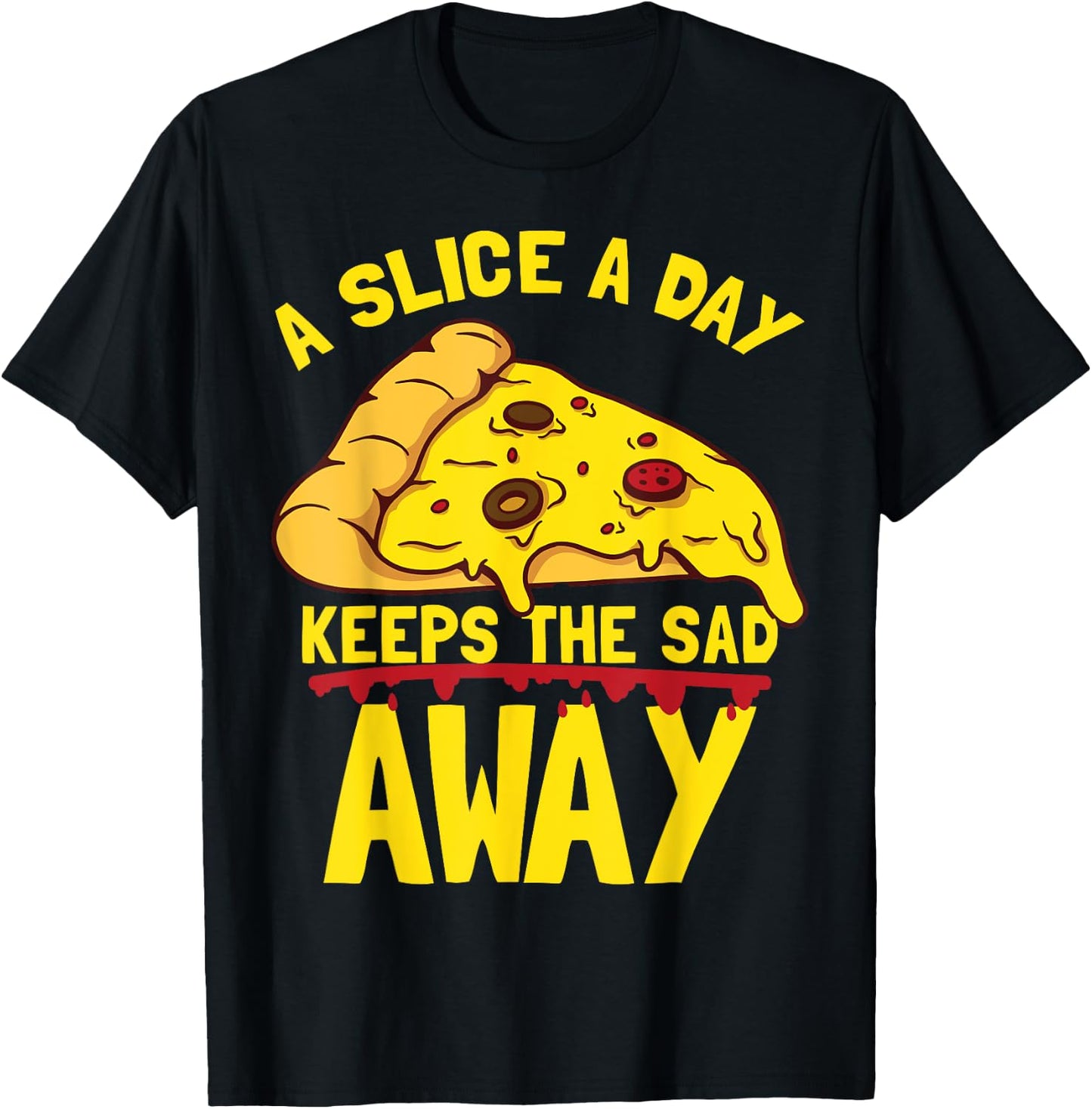 Pizza T-Shirt - T-Shirt | Black