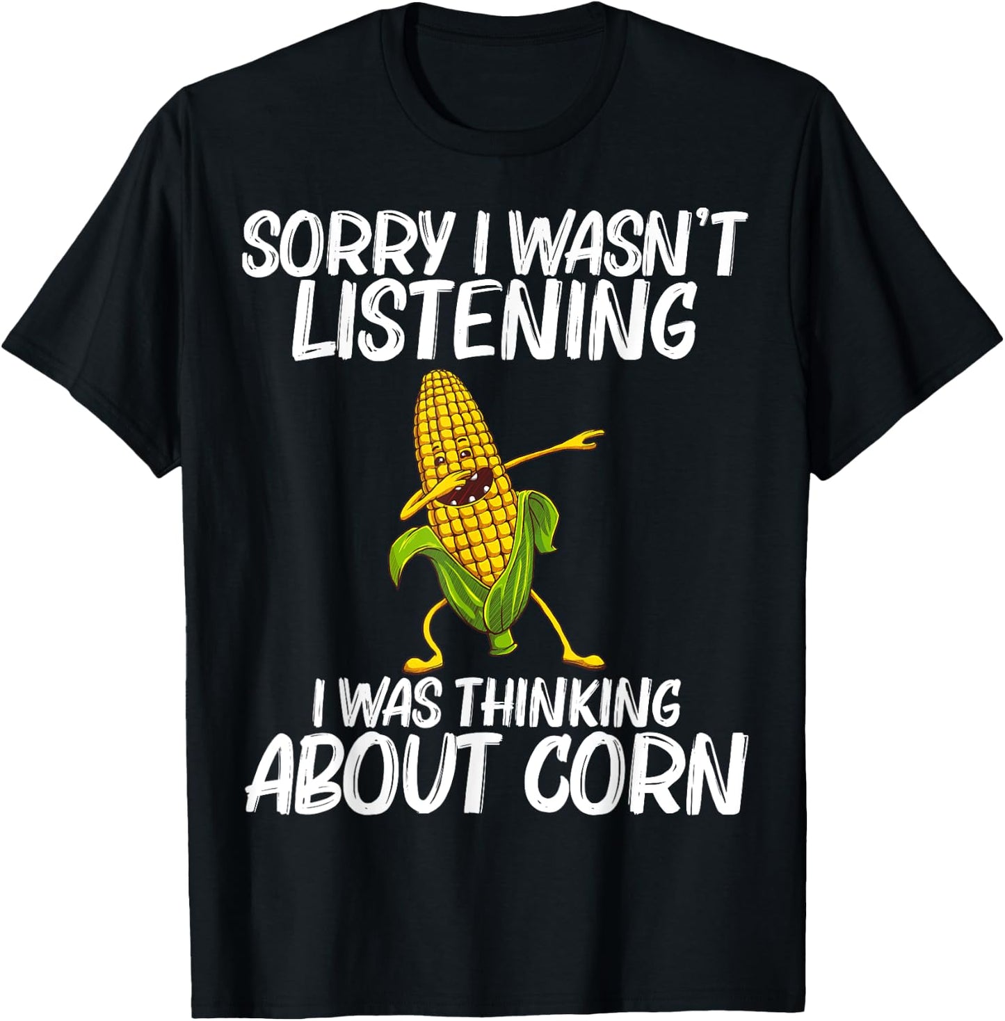 Funny Corn Gift Women Corn On The Cob Costume Farmer T-Shirt - T-Shirt | Black