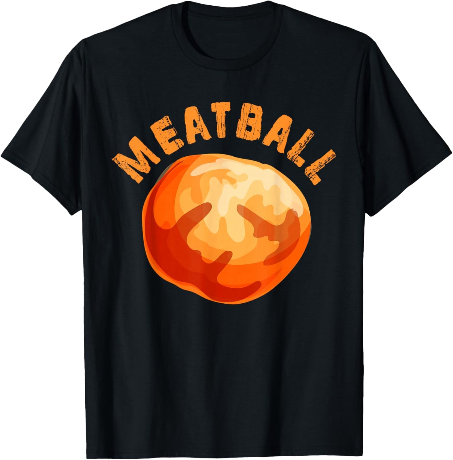 Meatball Graphic Costume Italian Chef Foodie Protein Lover T-Shirt - T-Shirt | Black