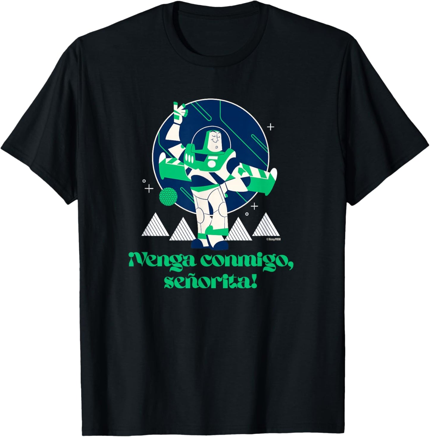 Disney and Pixar’s Toy Story Buzz Lightyear Spanish Mode T-Shirt - T-Shirt | Black