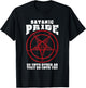 Satanic Pride Satan Satanism Saying Baphomet Devil Design T-Shirt - T-Shirt | Black