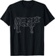 Tolle Geschenke fr stolze Metzger und Fleischer - Anatomy of the Bark - Gift Butchers T-Shirt - T-Shirt | Black
